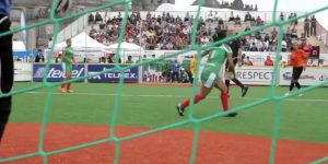 Поле с синтетическим покрытием для матча ESPN от CCGrass