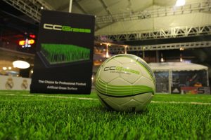 Поле с синтетическим покрытием для матча ESPN от CCGrass