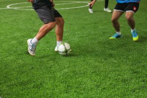 Поле с синтетическим покрытием для матча ESPN от CCGrass
