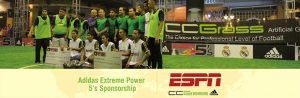 Спонсорство мероприятия Adidas Extreme Power 5’s