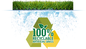 100% перерабатываемая искусственная трава