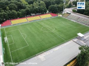 CCGrass установила сертифицированное FIFA Quality Pro поле в Литве 1