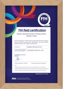 Сертифицированное FIH поле для Национального хоккейного тренировочного центра Дачжоу, Китай