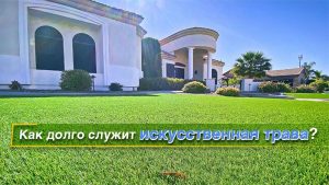 Как долго служит искусственная трава