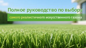 Полное руководство по выбору самого реалистичного искусственного газона