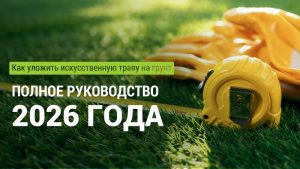 Полное руководство CCGrass 2026 Как укладывать искусственный газон на грунт