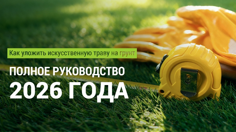 Как уложить искусственную траву на грунт: полное руководство 2026 года