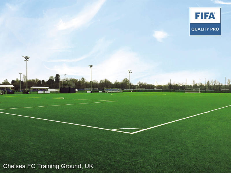 Футбольное покрытие CCGrass на тренировочной базе Chelsea FC, Великобритания